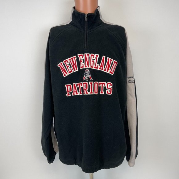 Reebok New England Patriots Gridiron Classic Fleece Jacket NFL Team Exclusvie M - Picture 2 of 5